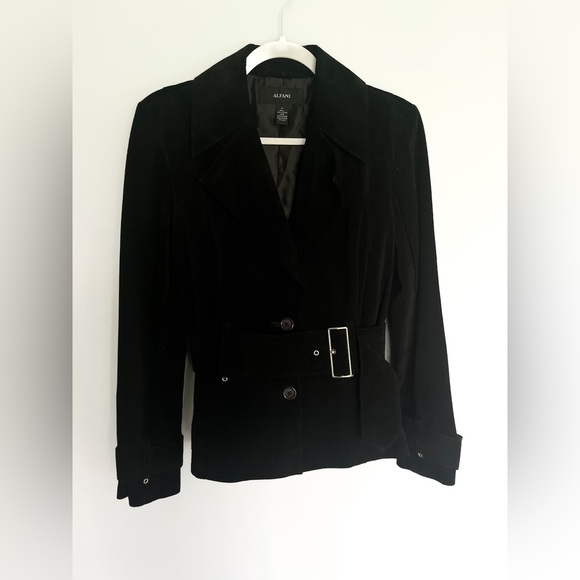 Alfani Jackets & Blazers - Suede Leather Jacket